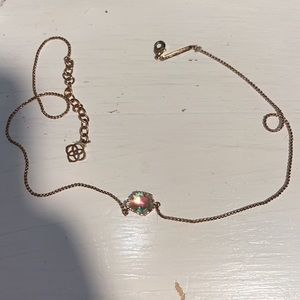 Kendra Scott Tess Rose Gold Pendant Necklace